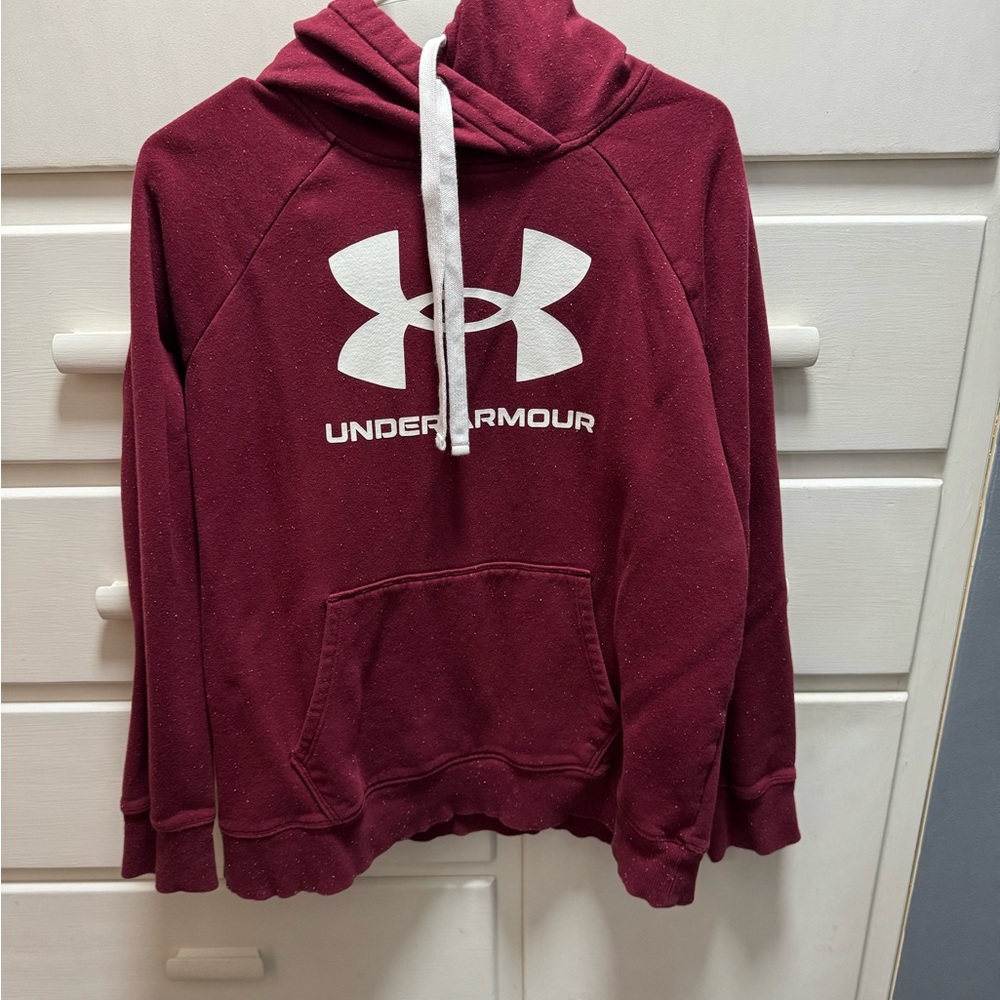 LG Burgundy Fleece Hoodie